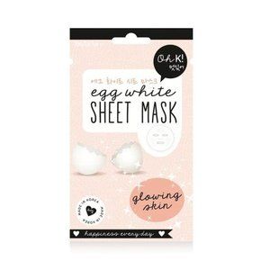 Oh K! Egg White Sheet Mask NEW NWT Anti-aging